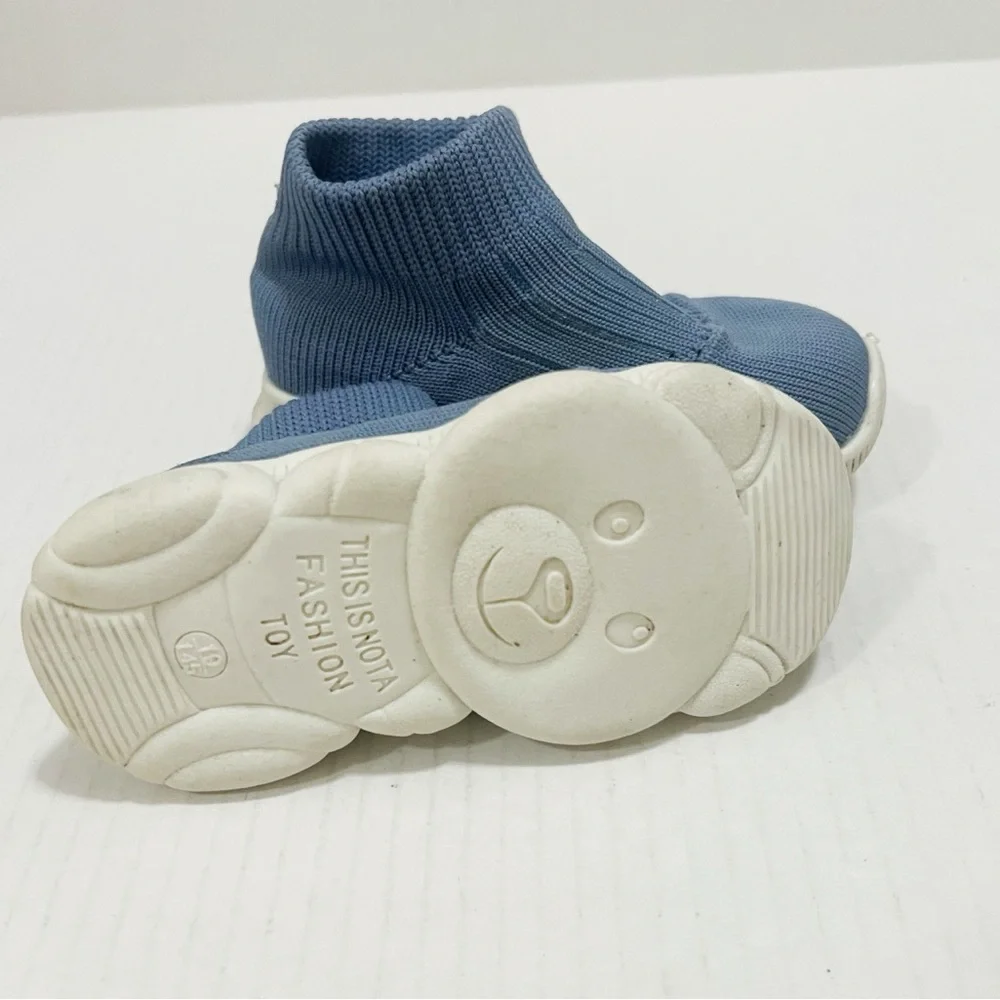 Toddler Infant Kids Baby Girls Boys Striped Mesh Sport Run Sneakers.
